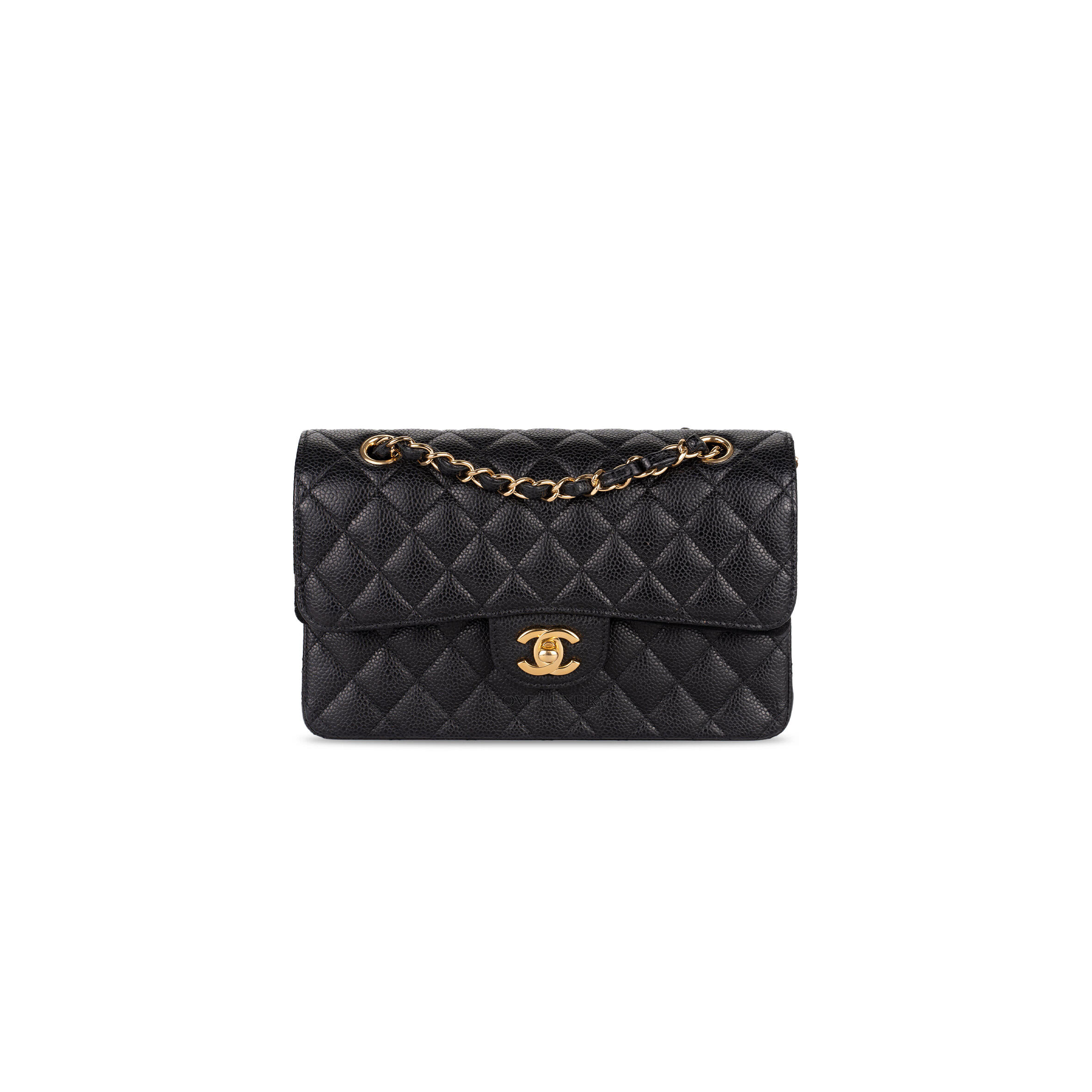 CHANEL MASTER CAVIAR QUILTED SMALL CLASSIC FLAP (23*14*6cm)
